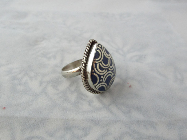 Luxury Lapis handmade nepali ring, handmade ring Premium Design Showcase