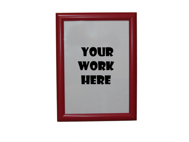 Luxury Artisan Series Red A4 Frame – Durable  for Home & Office Premium Design Showcase