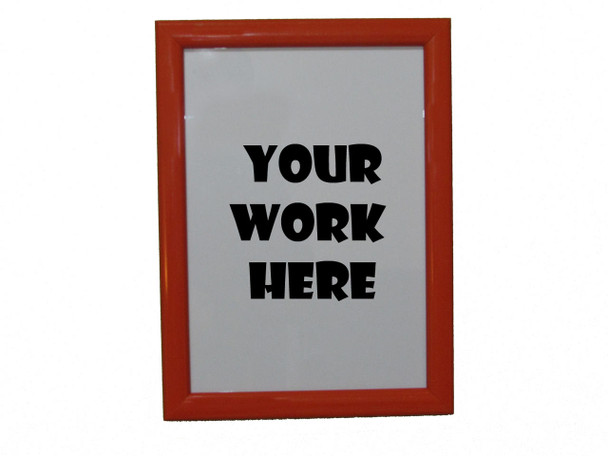 Luxury Elite Orange Artisan Frame - A4 Size Luxury Professional Display Premium Design Showcase