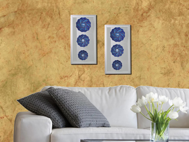 Luxury White Frame Wall Hanging Premium Design Showcase