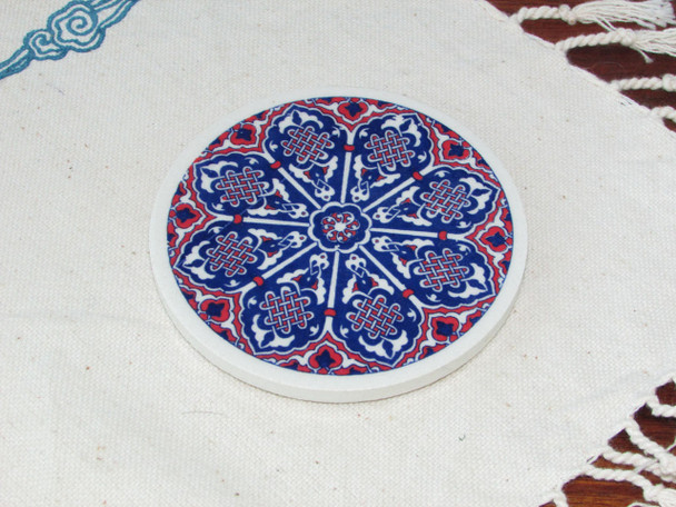 Luxury Turkish Turkish Ceramic Tea Coaster. Premium Design Showcase
