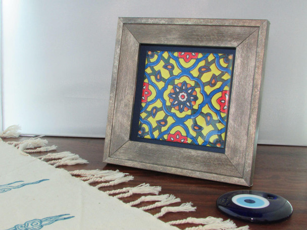 Luxury Handcrafted wall hanging handmade tile with Premium Design Showcase
