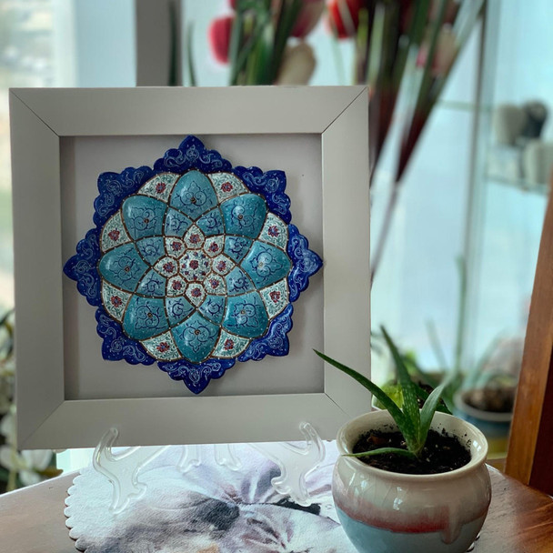 Luxury Copper Plate Hand Painted Premium Design Showcase