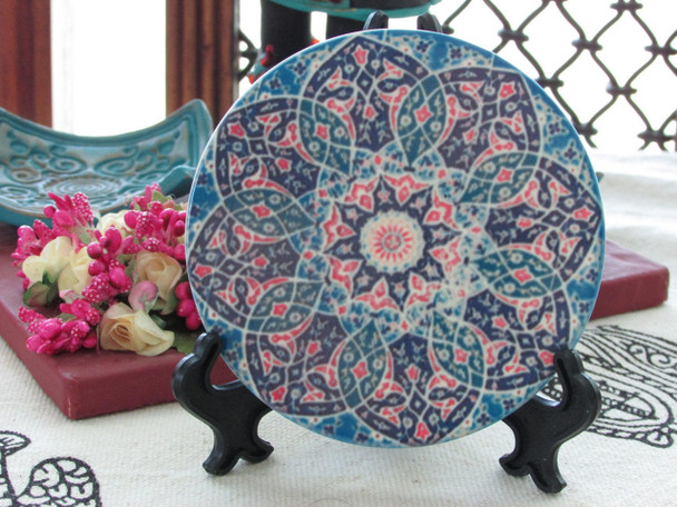 Luxury Uae Handcrafted Tile Ceramic Tea Premium Design Showcase