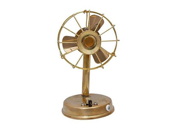 Decorative Brass Fan