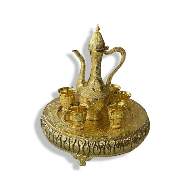 Luxury Uae Cute Golden Color Coffee Premium Design Showcase