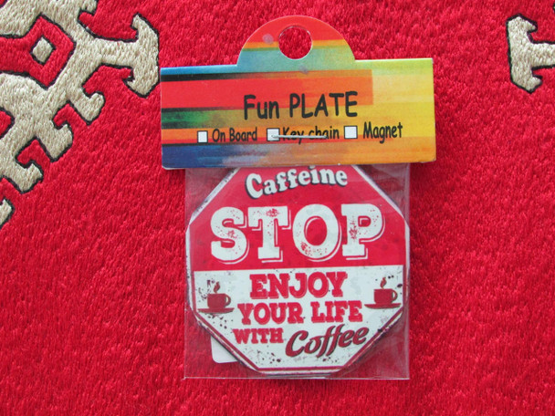 Fridge Magnet Enjoy Your Life With | Premium Ceramic Keepsake | Iconic Dubai Souvenir - Luxury Handcrafted Art Craftihouse Dubai