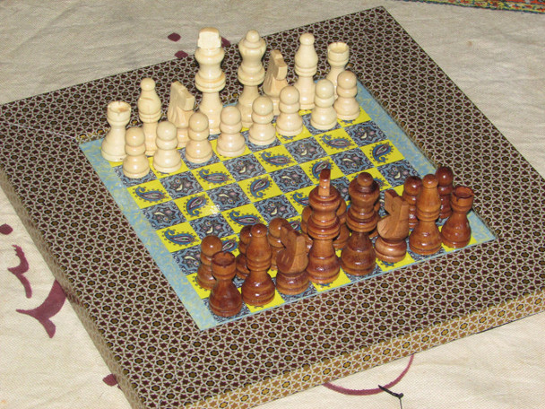 Luxury handmade printed ceramic chess set Premium Design Showcase