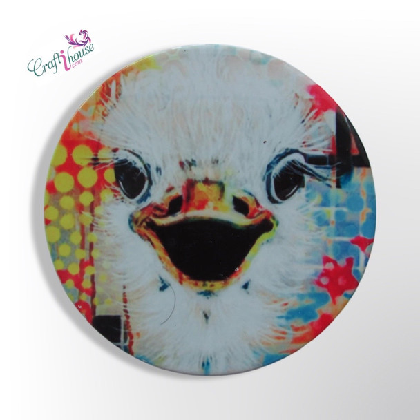Luxury Artisan Handcrafted Laughing Ostrich Owl Premium Design Showcase