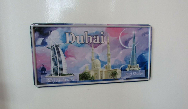 Luxury Burj alarab sign plate .Dubai Metal Sign Plate , Metal Plate with magnet Premium Design Showcase