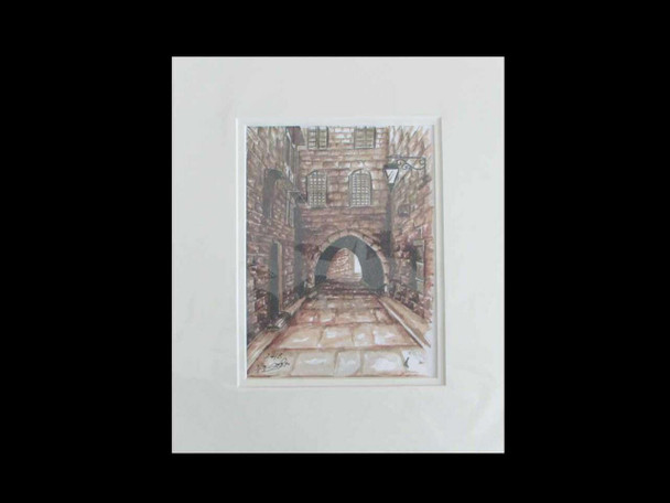 Luxury Original Coffee Painting Aleppo Bazzar 26cm X 22cm Premium Design Showcase