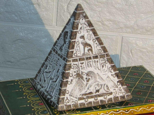 Luxury Artisan Stone Pyramid white color Premium Design Showcase
