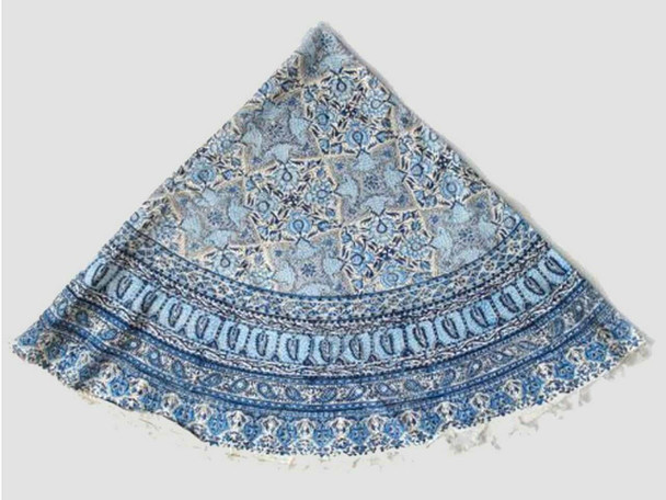 Luxury Artisan Blue Pattern textile block Premium Design Showcase