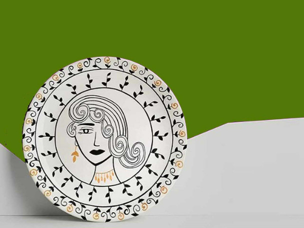 Handcrafted Romantic Lady Tea Coaster – Craftihouse Luxury - Authentic Luxury Craftsmanship