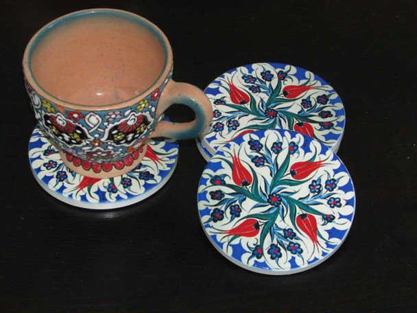 Luxury Artisan Handcrafted Tulip Pattern Tea Premium Design Showcase
