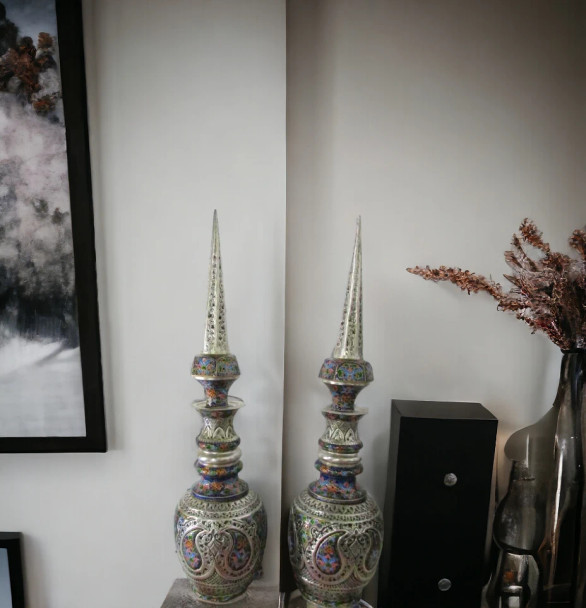 Luxury Artisan 2 Enamel Engraved wine Premium Design Showcase