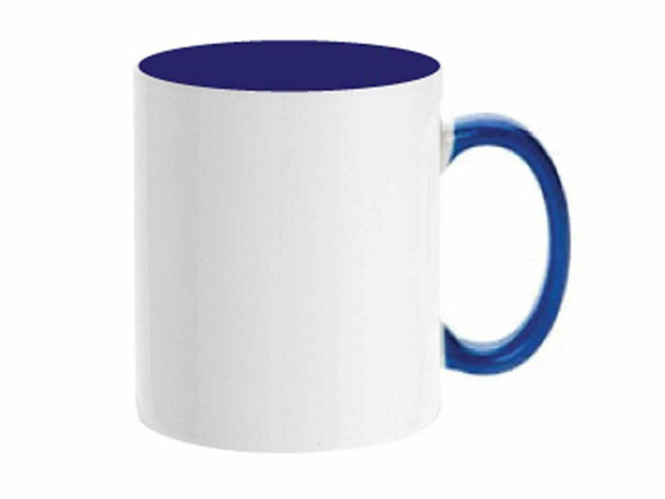 Pro-Series Blue Sublimation Mug High Quality Performance View