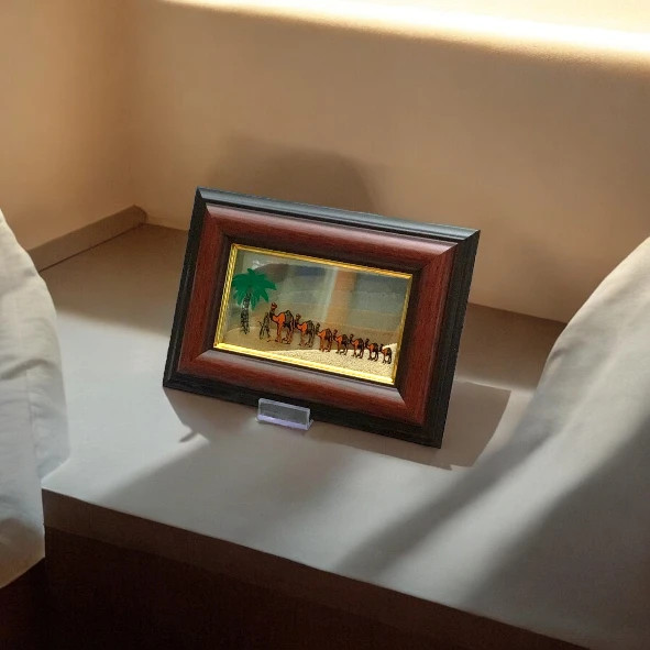 Handcrafted Uae Seven sand frame Emirates Lifestyle Visual