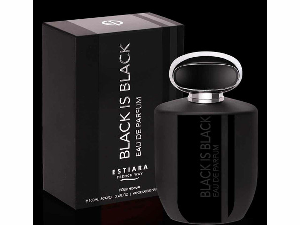 Luxury BLACK IS BLACK , 100 ML Premium Design Showcase