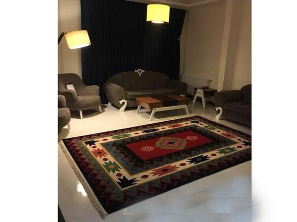 Stunning Handmade Kilim Kilim Machine Made 225x 150cm | High-end Boutique Souvenir | Crafted In Dubai - Luxury Handcrafted Art Craftihouse Dubai