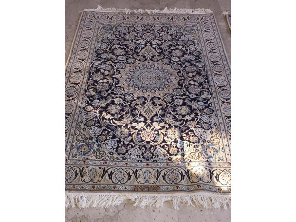 Handmade 9 Layer Naeen Carpet 200x130 Cm | Premium Handcrafted Gift & Cultural Souvenir - Luxury Handcrafted Art Craftihouse Dubai