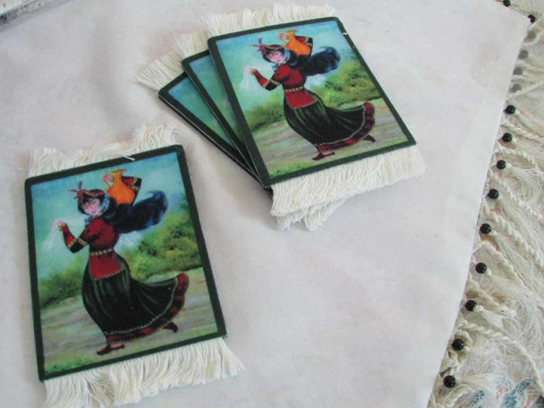 Pack Of 4pcs Rug | Luxury Heritage Gift & Cultural Souvenir - Luxury Handcrafted Art Craftihouse Dubai