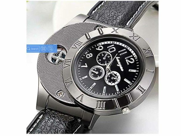 Cigarette Lighter Watch Usb | Sophisticated Boutique Accessory | Crafted In Dubai - Luxury Handcrafted Art Craftihouse Dubai