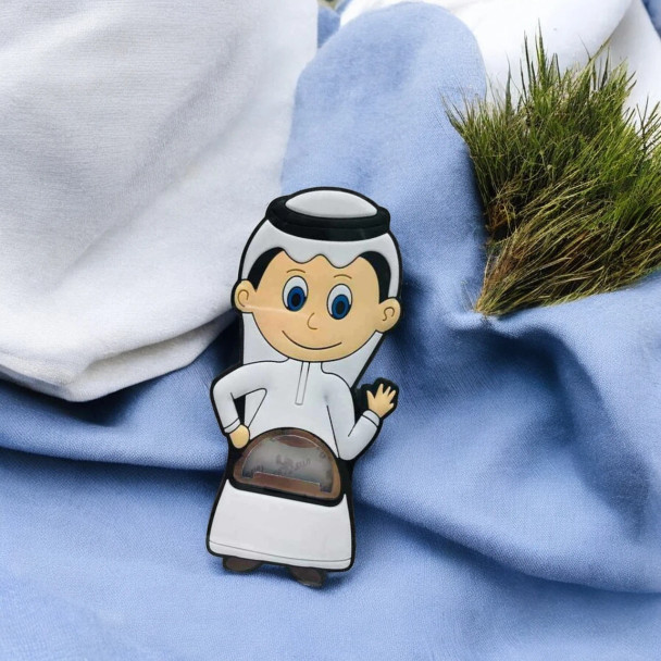 Arab man bottle opener fridge magnet decorative Dubai souvenir gift for him