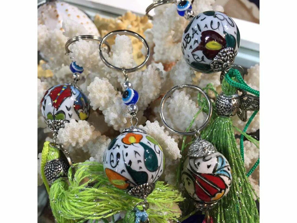 Luxury Uae Evil Eye key chain Premium Design Showcase