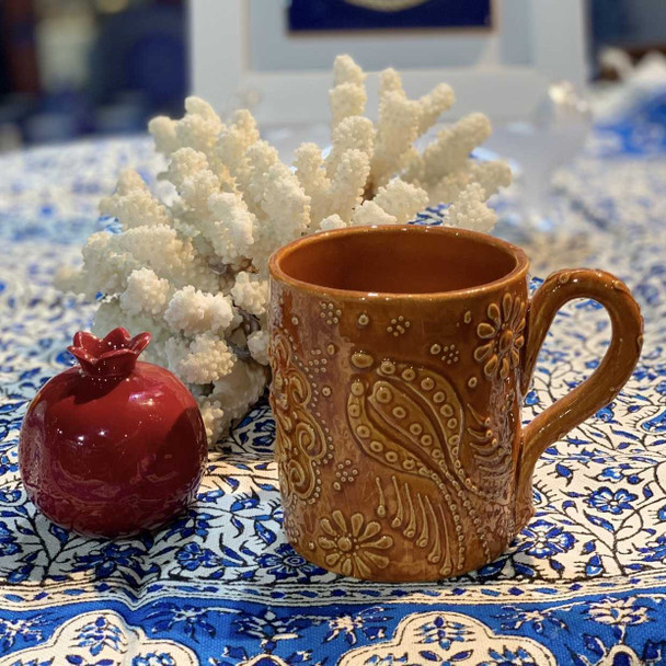Luxury Turkish Large Large Heritage Ceramic Mug Premium Design Showcase