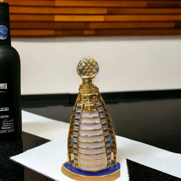 Handcrafted Burj Alarab Perfume , Assorted Color Perfume oil in Burj Alarab Metal statue Lifestyle Visual