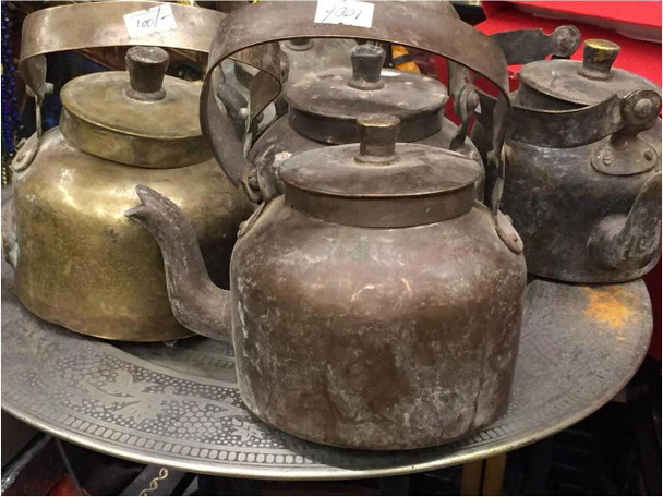 Vintage Tea Pot Vintage Tea Kettle Vintage Kettle Old Pot | High-end Boutique Souvenir | Crafted In Dubai - Luxury Handcrafted Art Craftihouse Dubai