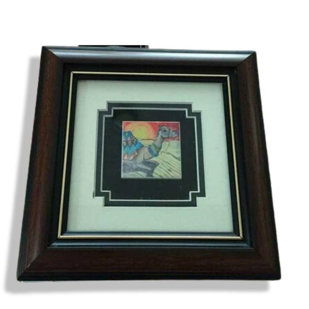 Luxury Sitting Camel Til Wall Hanging Frame Premium Design Showcase