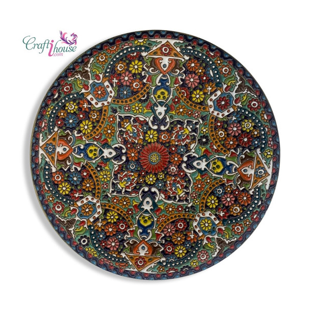 Luxury Artisan wall hanging plate 30 cm Premium Design Showcase