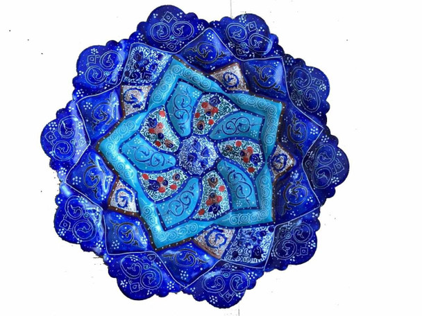 Luxury Wall Copper Plate Enamel Premium Design Showcase