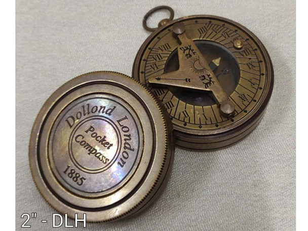 Pocket Compass 2 Inch Pocket Compass Direction Compass | Sophisticated Middle Eastern Art & Home Anchor - Luxury Handcrafted Art Craftihouse Dubai