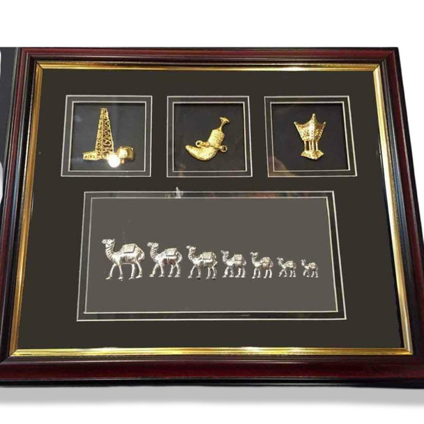 Golden Oil rig Silver Camel  , golden dagger and other Souvenir ,  gift from dubai best online shop