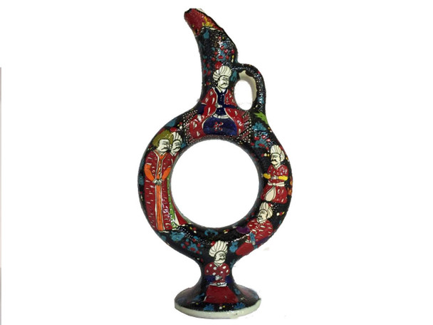 Luxury Hand painted jug , miniature painted ceramic Jug , Shah Jug , 30 cm Premium Design Showcase