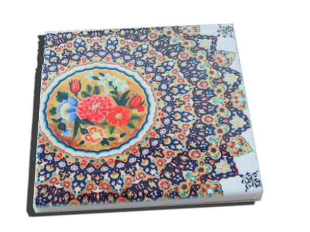 Flower Tea Coaster Rose | Luxury Heritage Gift & Cultural Souvenir - Luxury Handcrafted Art Craftihouse Dubai