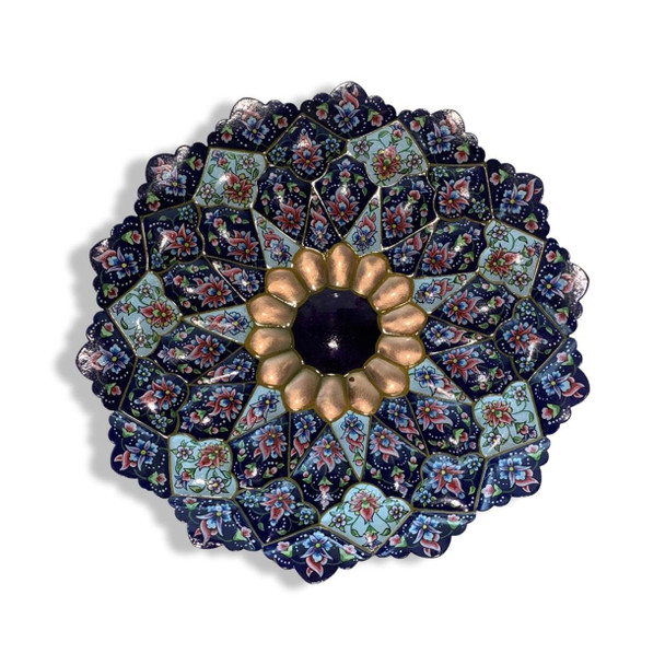 Luxury Floral Pattern Copper Plate Premium Design Showcase