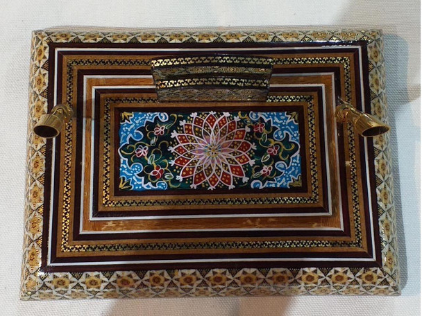Luxury Hand painted khatamkari Desk Premium Design Showcase