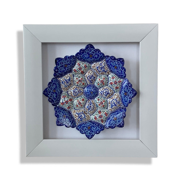 Luxury Wall Plate Enamel Painted Premium Design Showcase