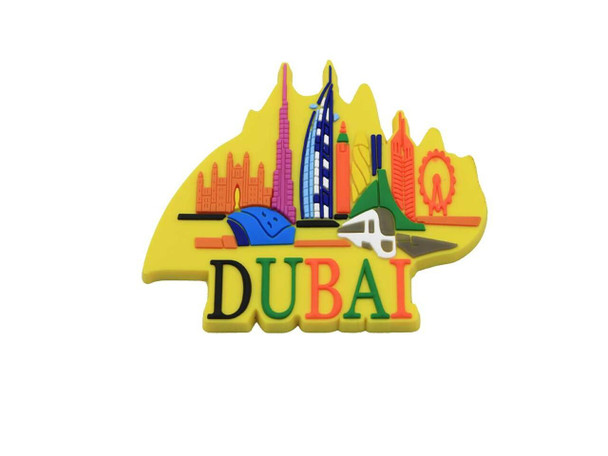 Craftihouse collection Dubai travel souvenir magnet, a durable and artistic addition to any magnet collection.