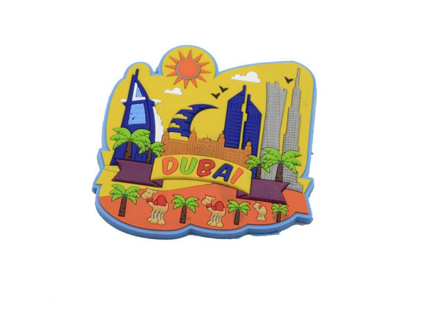 Luxury Uae Sunny Dubai Fridge Magnet Premium Design Showcase