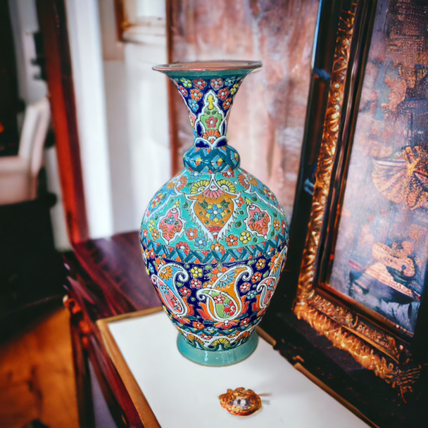Handcrafted Handmade Colorful Enamel Pottery – Luxury Decor - Luxury Handcrafted Art Craftihouse Dubai