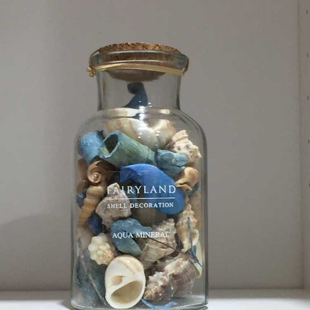 Craftihouse collection decorative shell jar, blending aquatic tones and natural elements for a sophisticated nautical aesthetic.