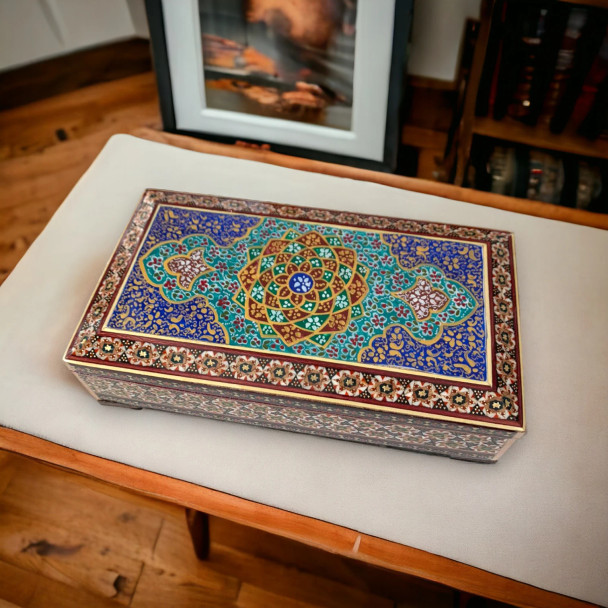 Luxury Handcrafted Marquetry Inlaid Wood Premium Design Showcase