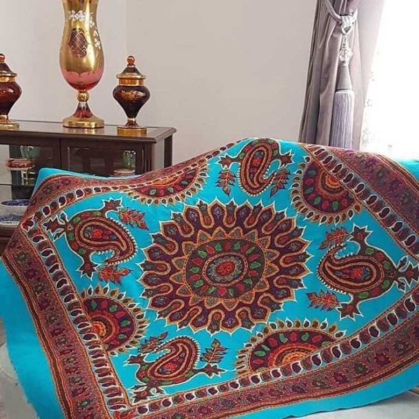 Exclusive Artisan patchwork 100x100 Table Fine Craftsmanship Detail