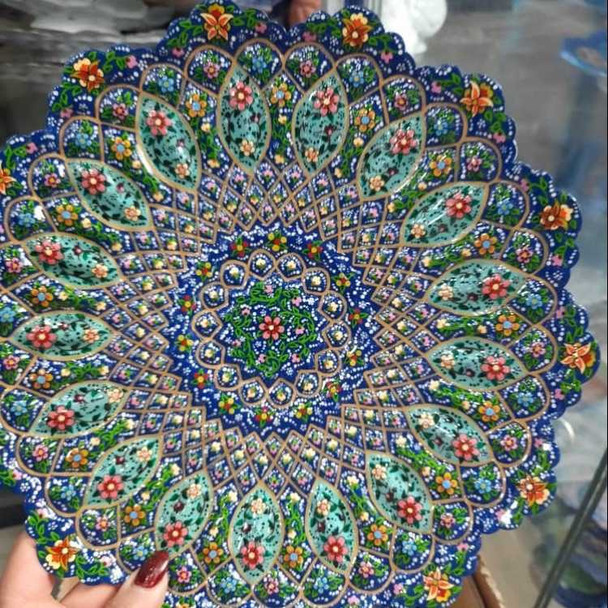 Luxury Wall Hanging Copper Plate Premium Design Showcase
