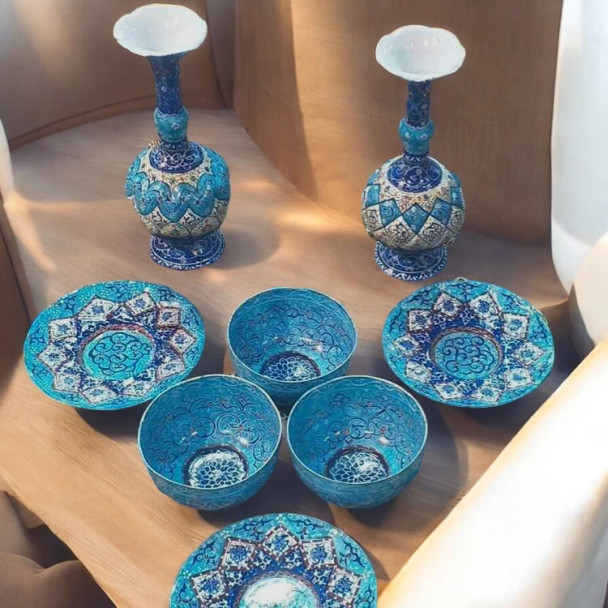 Luxury Minakari Haftseen Copper Year Premium Design Showcase